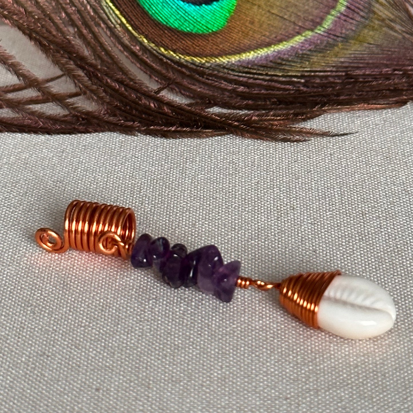 Amethyst ~ Esikyme Loc Jewel