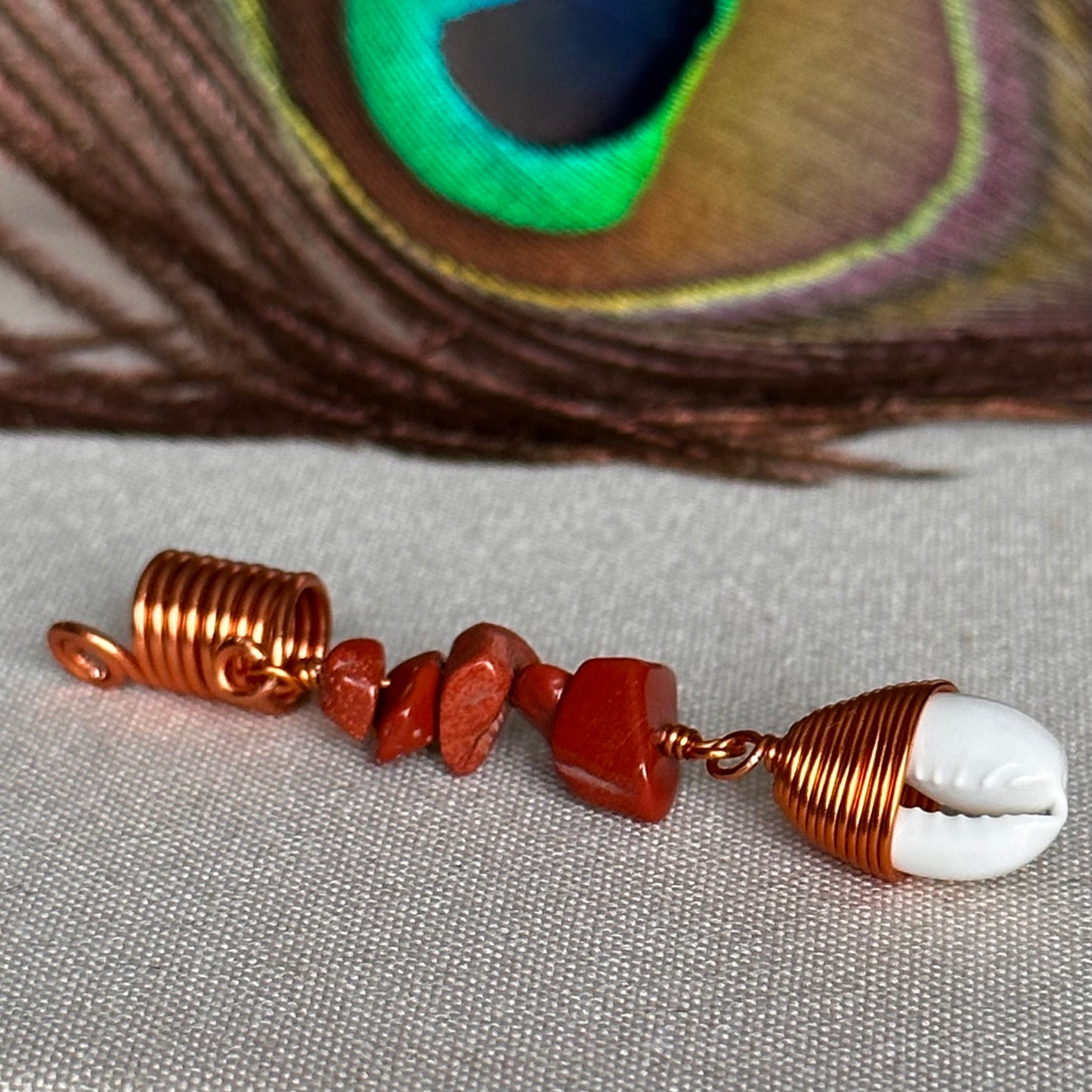 Red Jasper ~ Esikyme Loc Jewel