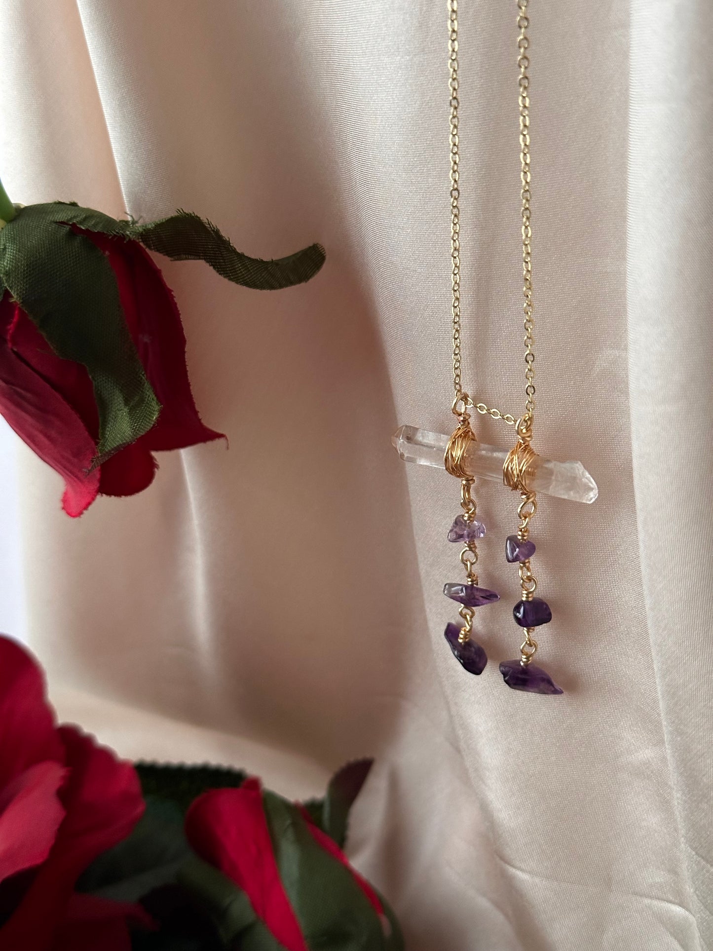 Bluem Amethyst Pendant Necklace