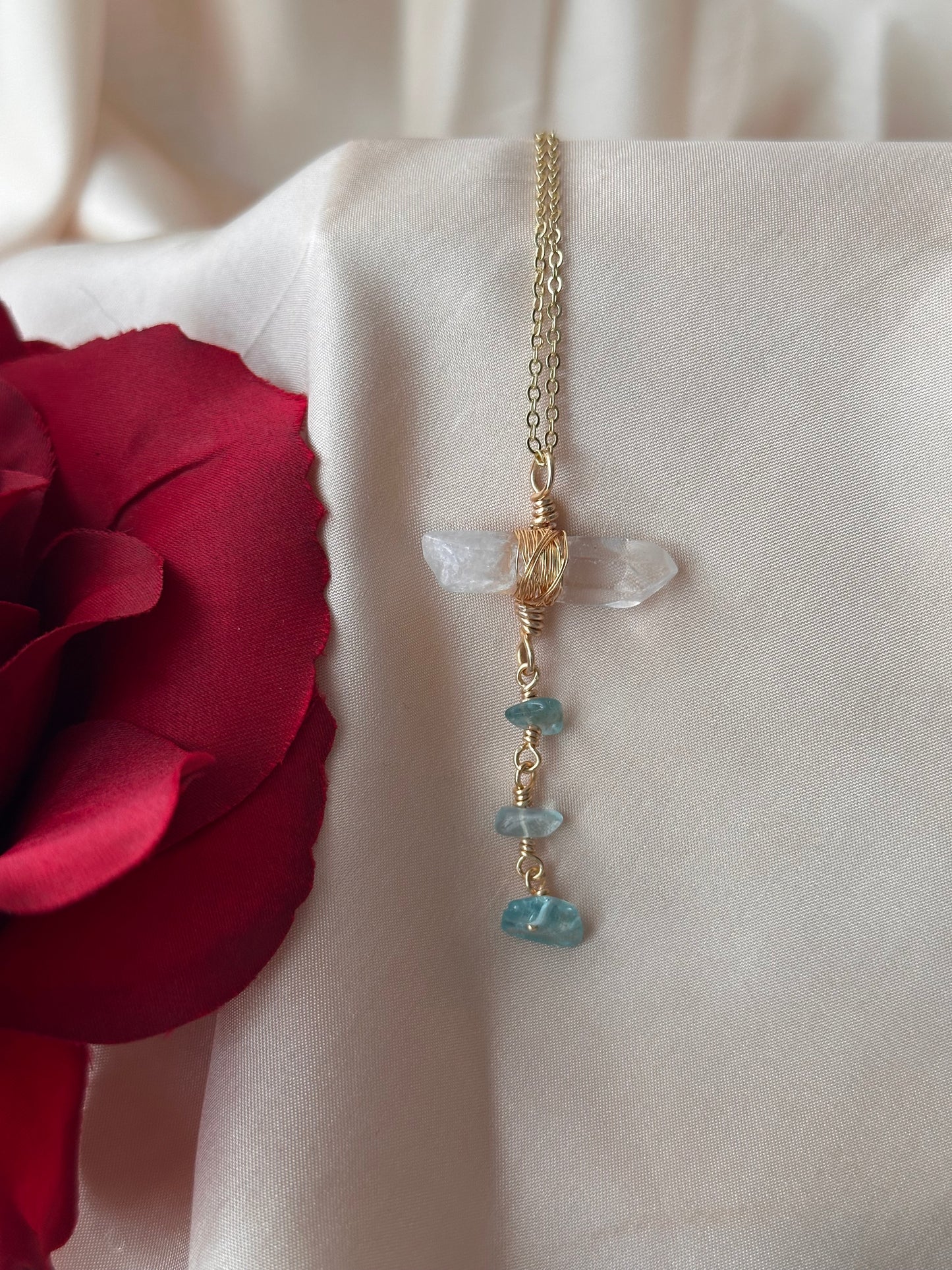 Bluem Neon Apatite Pendant