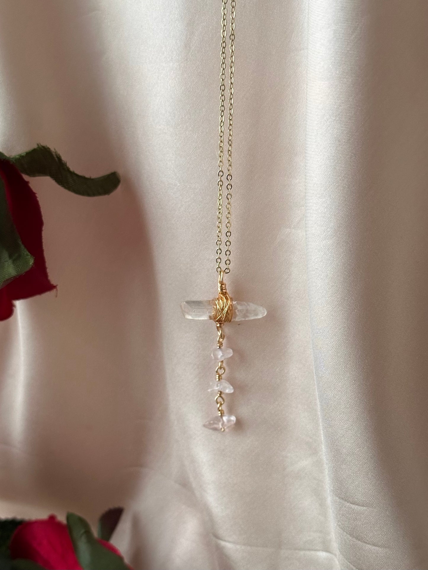Bluem Rose Quartz Pendant