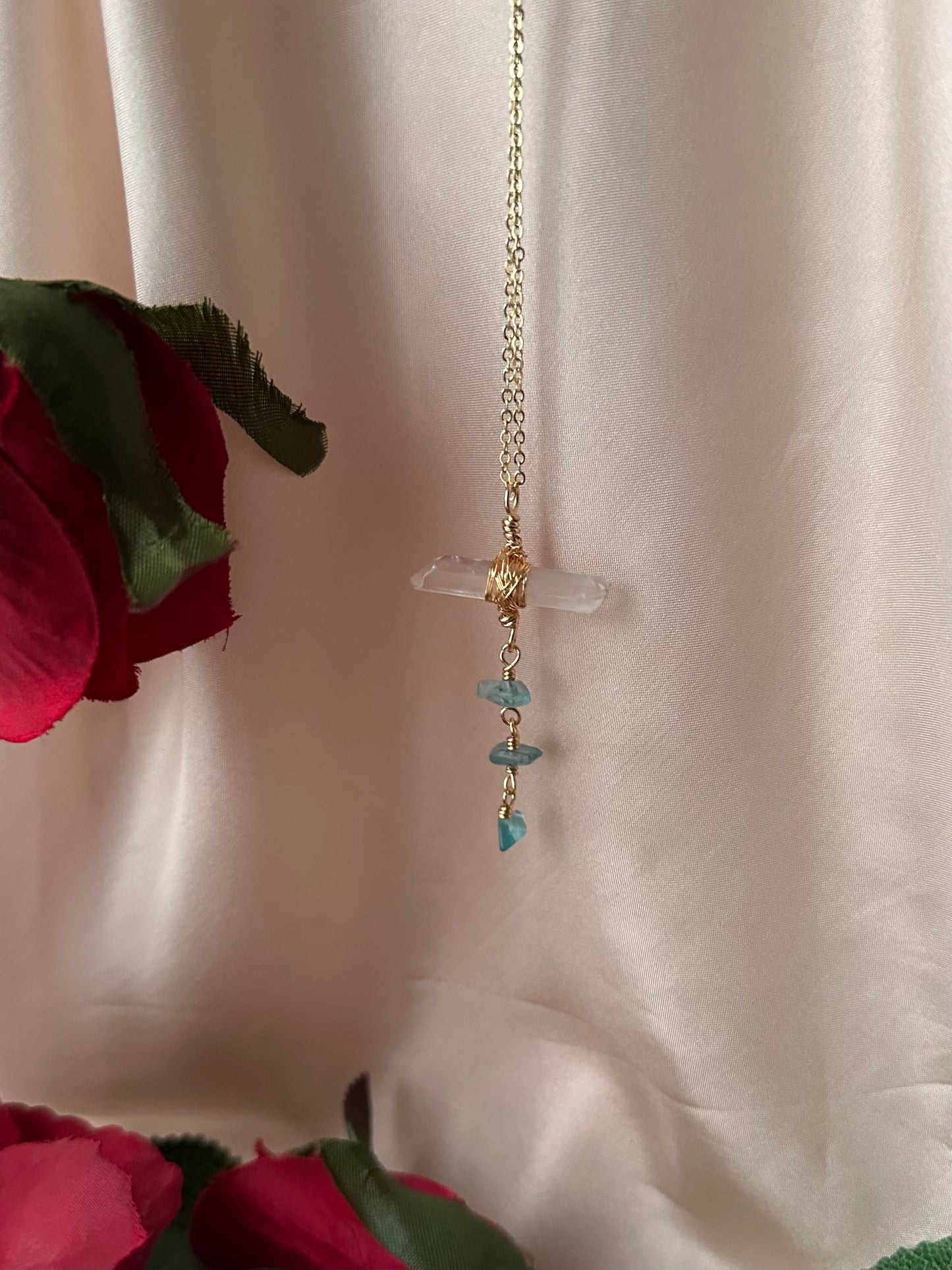 Bluem Neon Apatite Pendant