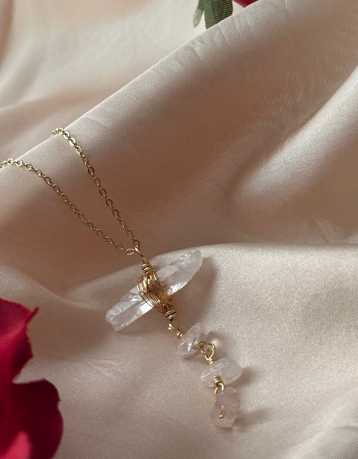 Bluem Rose Quartz Pendant