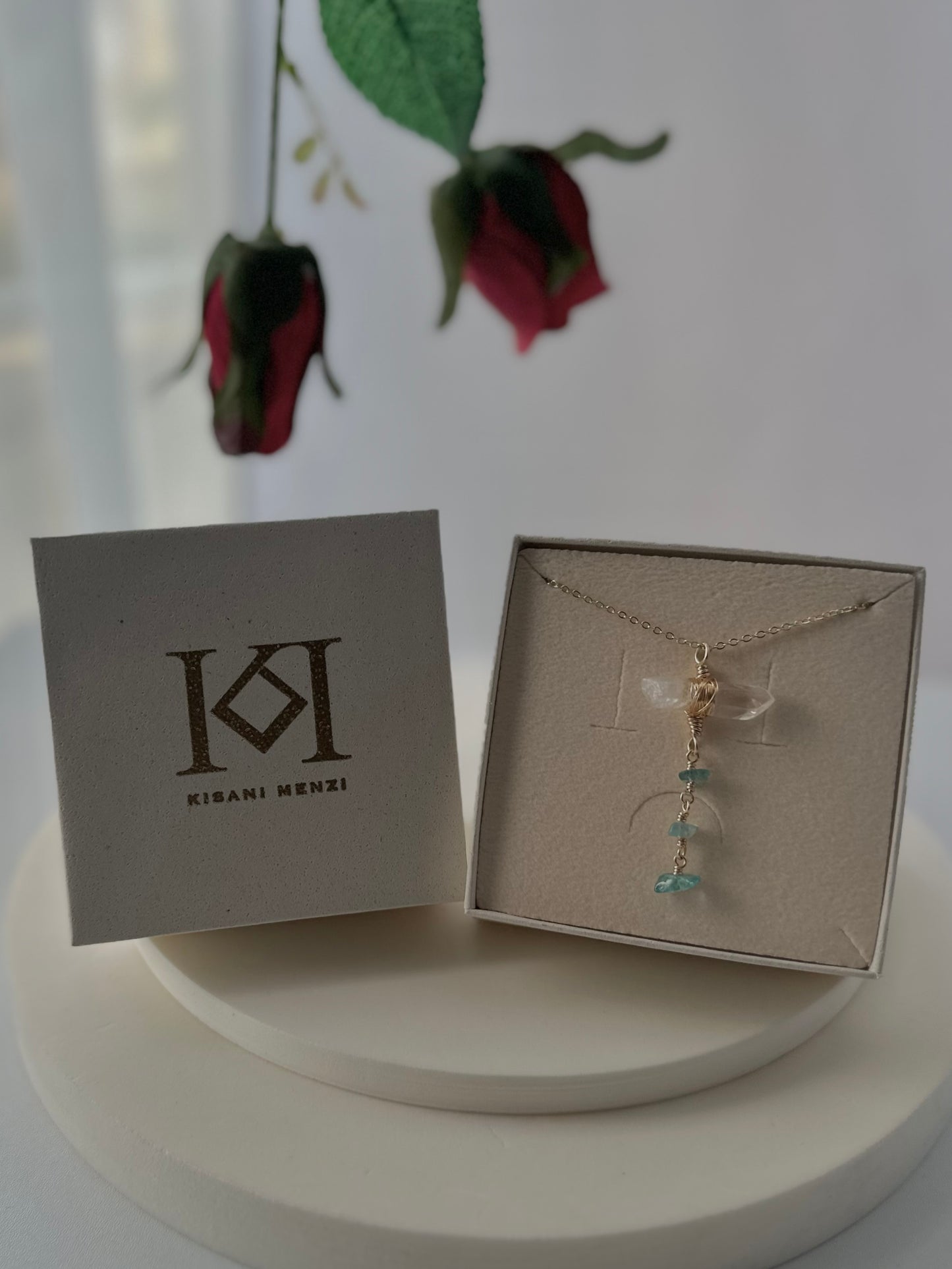 Bluem Neon Apatite Pendant