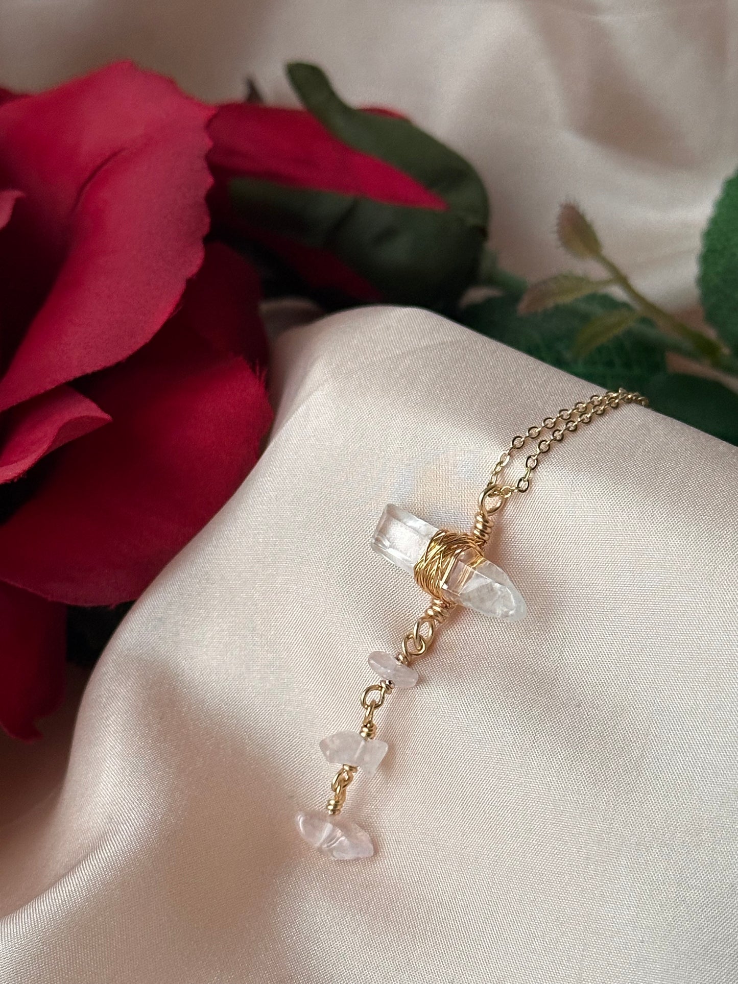 Bluem Rose Quartz Pendant