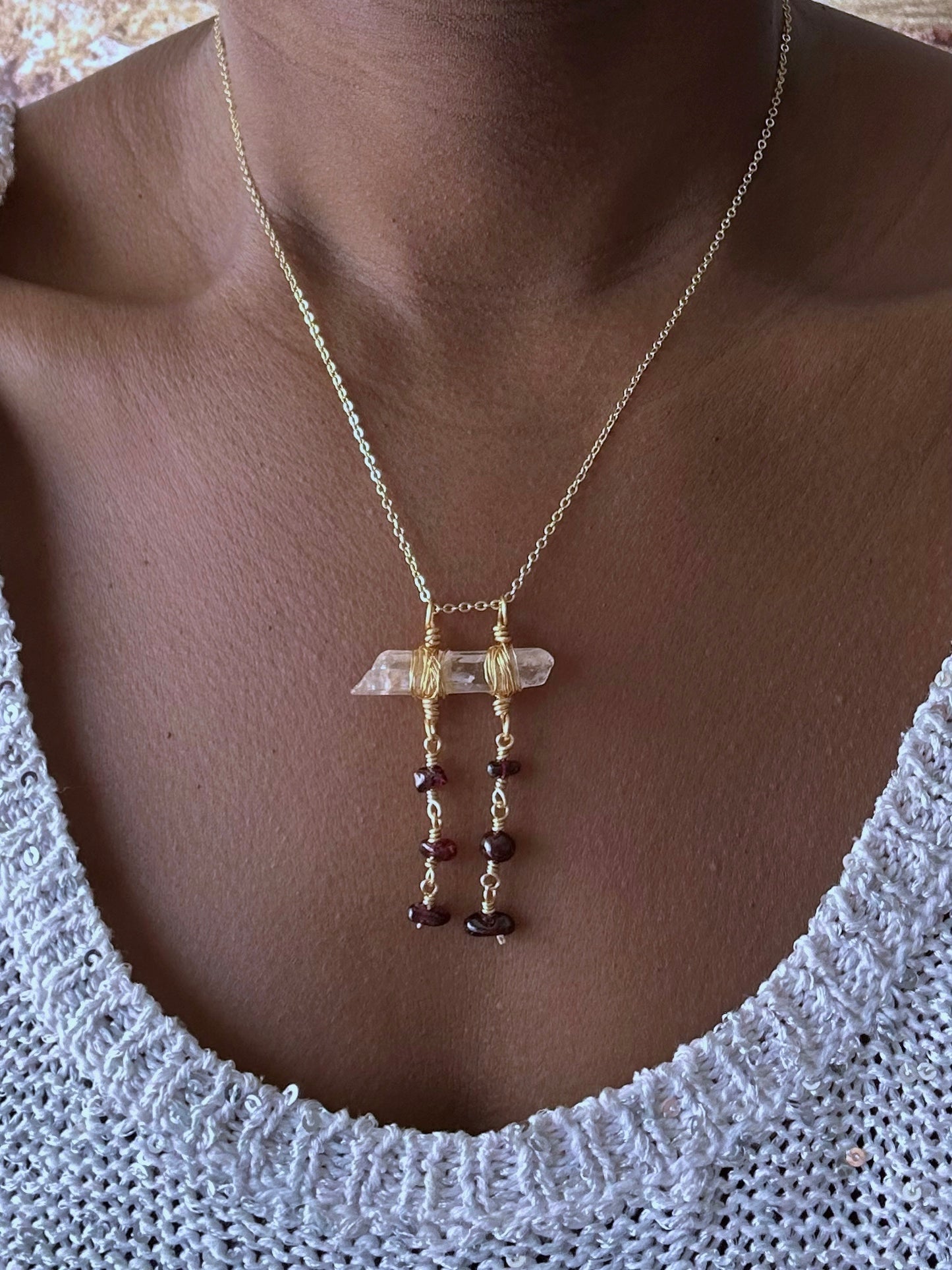 Bluem Garnet Pendant