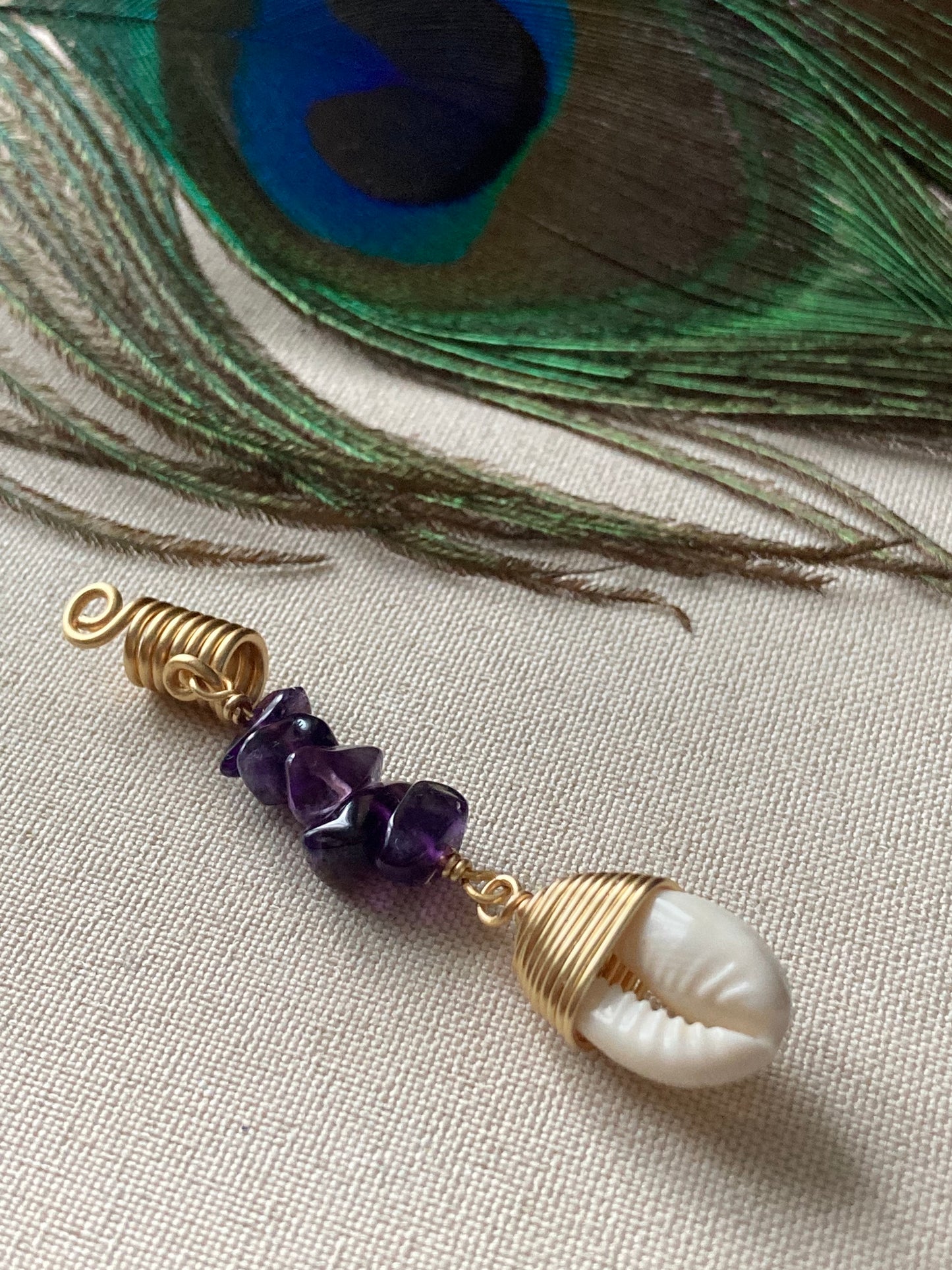 Amethyst ~ Esikyme Loc Jewel