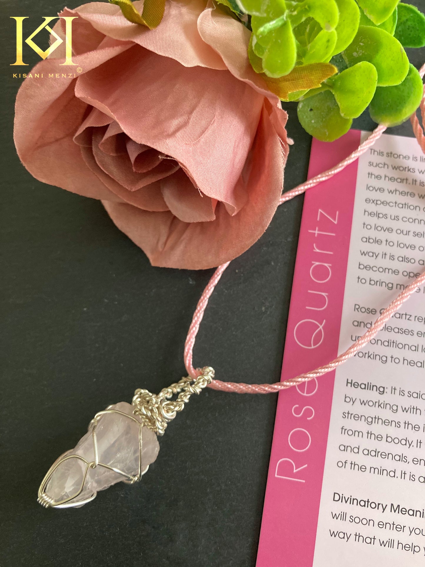 Rose Quartz Pendant