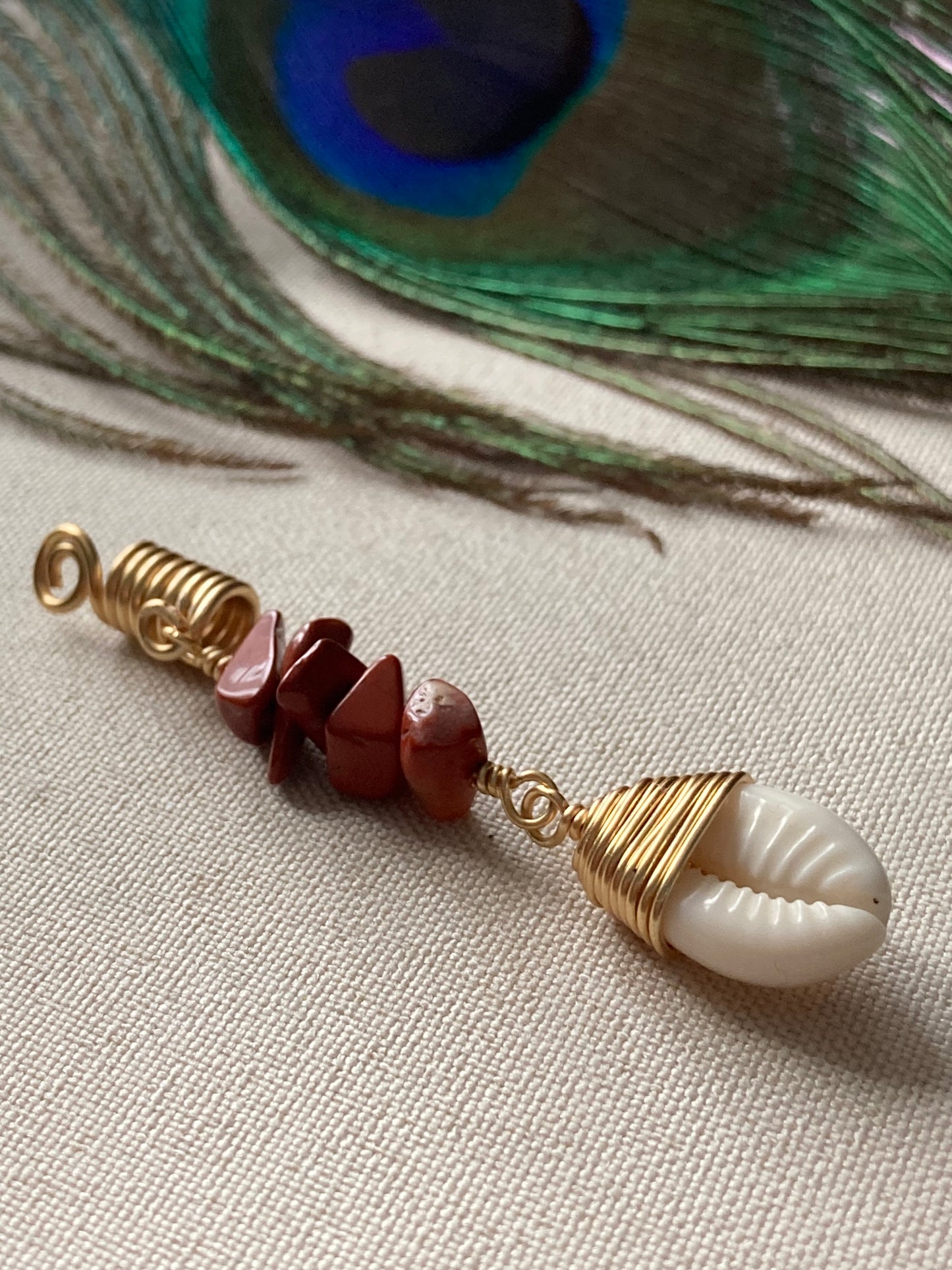 Red Jasper ~ Esikyme Loc Jewel