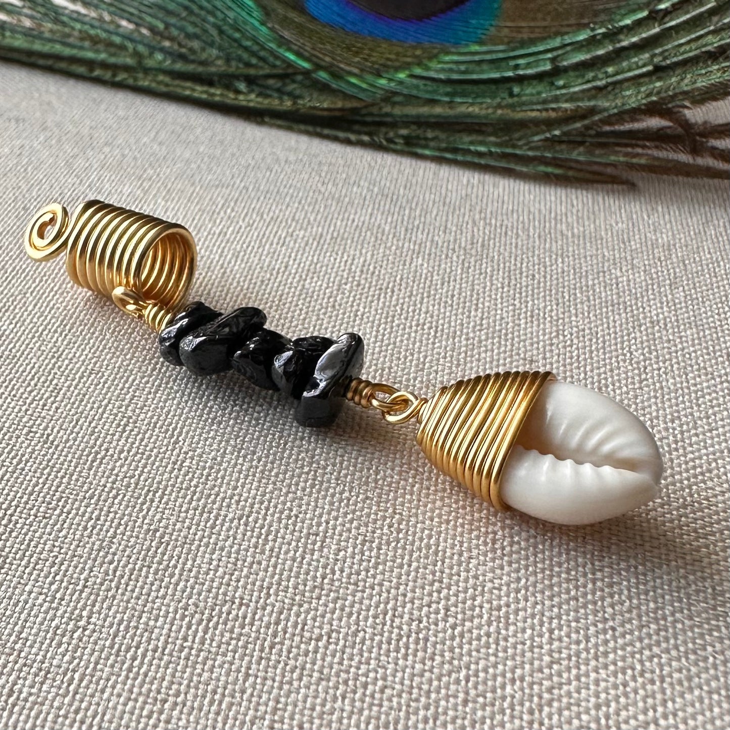 Black Spinel - Esikyme Loc Jewel
