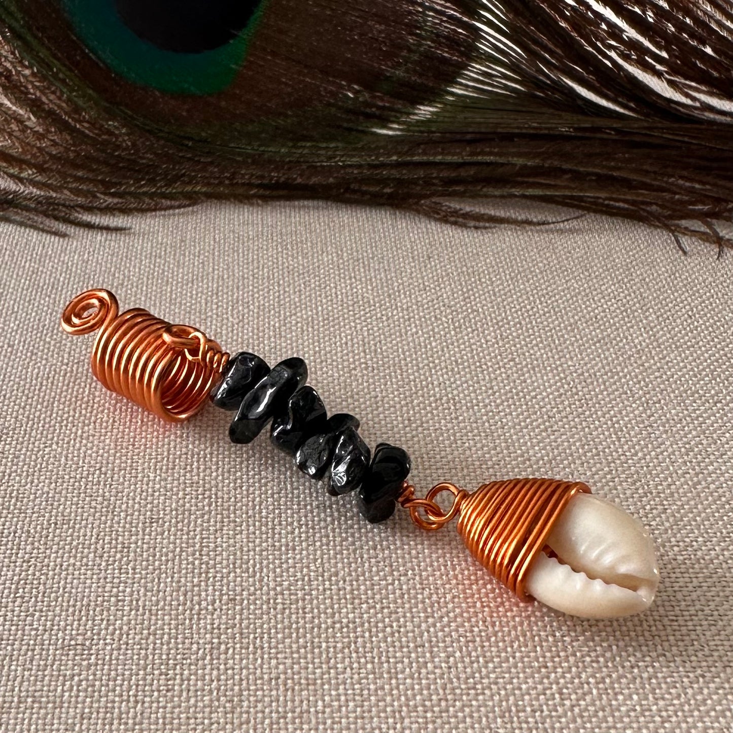 Black Spinel - Esikyme Loc Jewel